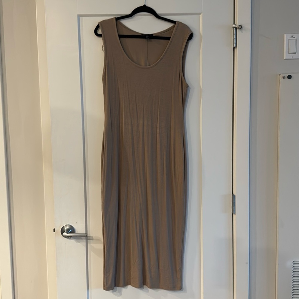 Rachel Zoe nude maxi dress